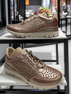 Pikolinos Cantabria W4r Metallic Sneakers Women's Sz 5 EU 35 🆕 $190